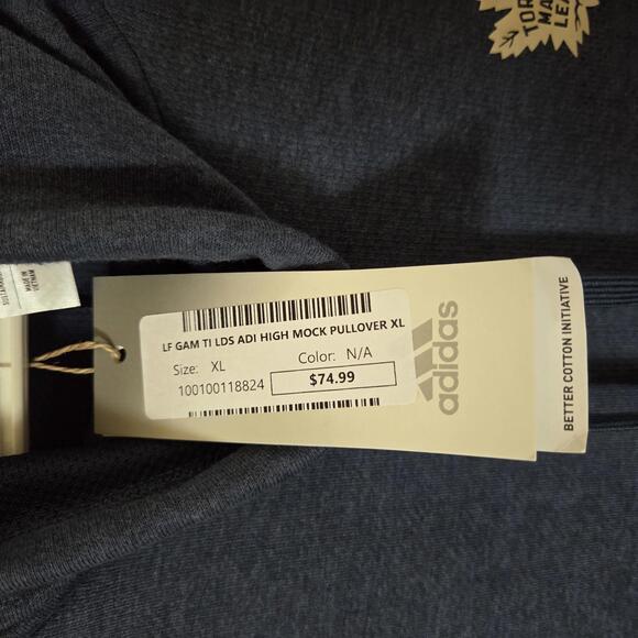 Adidas Maple Leaf Fans‎ - Ladies Mock Pullover L - Picture 5 of 5